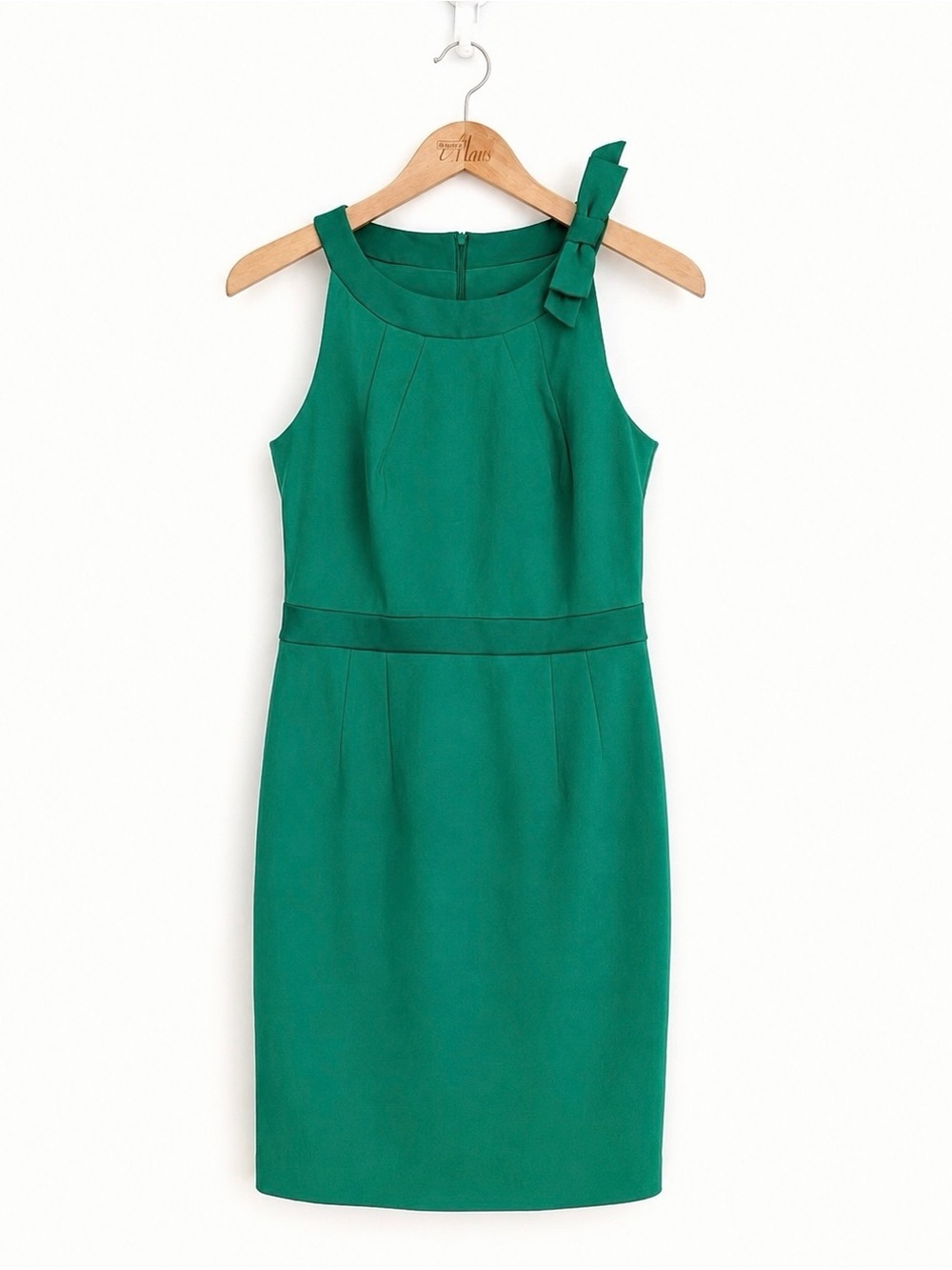 Emerald Green - Bow Shoulder - Cocktail Dress - P/S